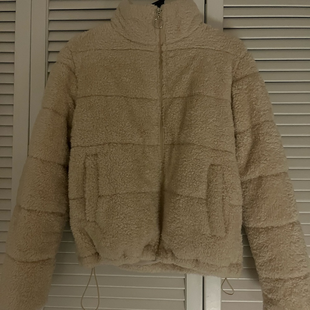 Pink Lily Fur Teddy Jacket Size XS